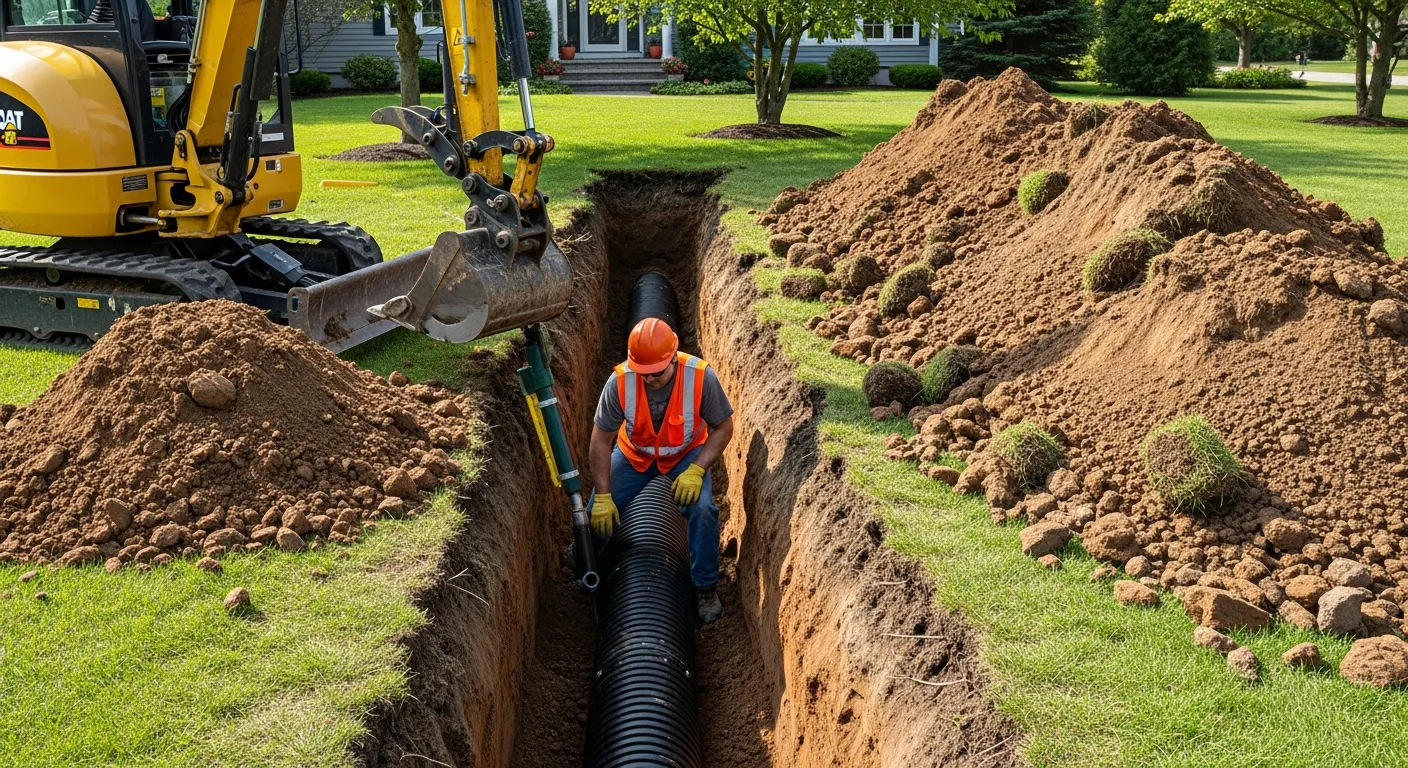 Sewer camera inspection of a drain line in Phoenix