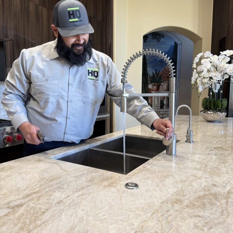 HQ Phoenix Plumber Find plumbers in Phoenix, AZ. A plumber from A plumber turning on a kitchen faucet